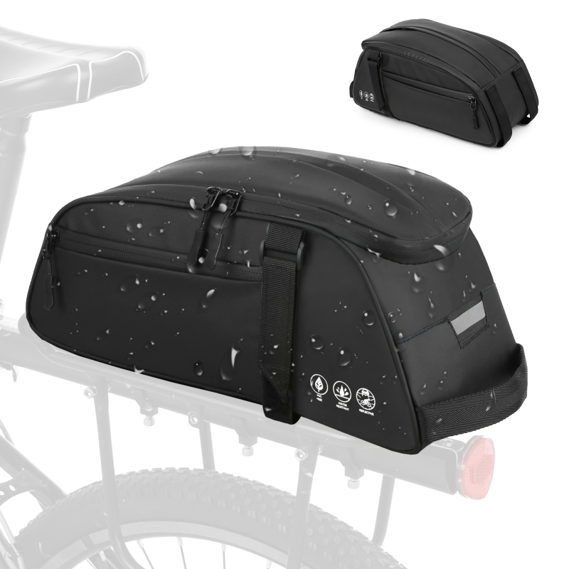 Cycling Gear Storage Rack - Bolsa refletiva para assento de bicicleta,