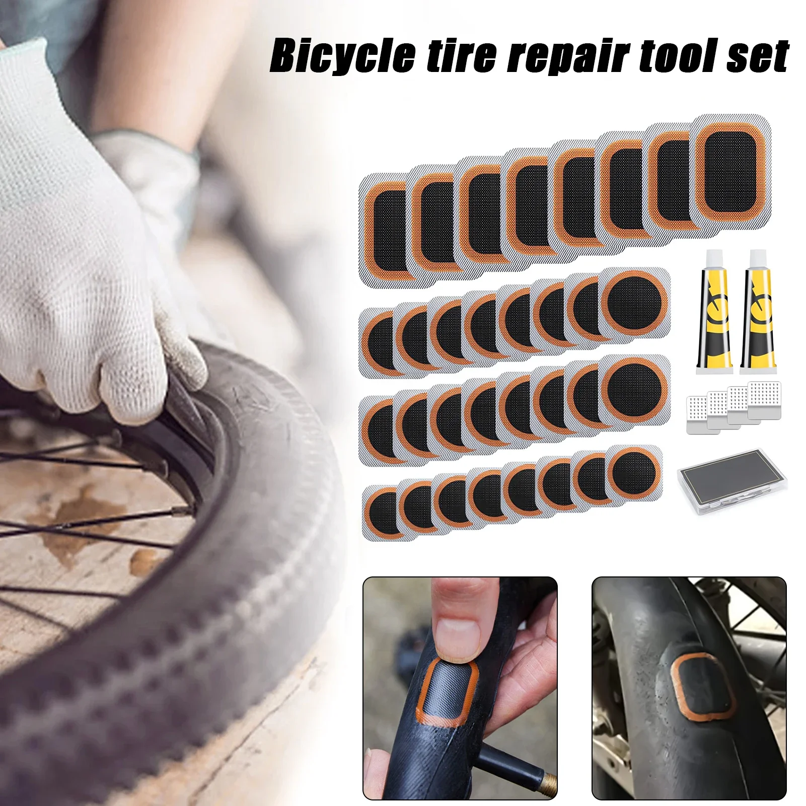 Bike Tube Repair Kit - Kit de Reparo de Pneus para