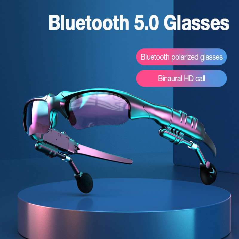 Cycling Glasses - 5.0 fones de ouvido estéreo sem