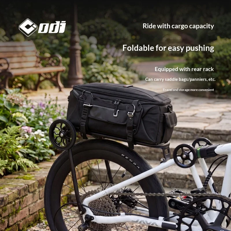 Bike Cargo Rack - Suporte Traseiro para Bicicleta Dobrável Brompton