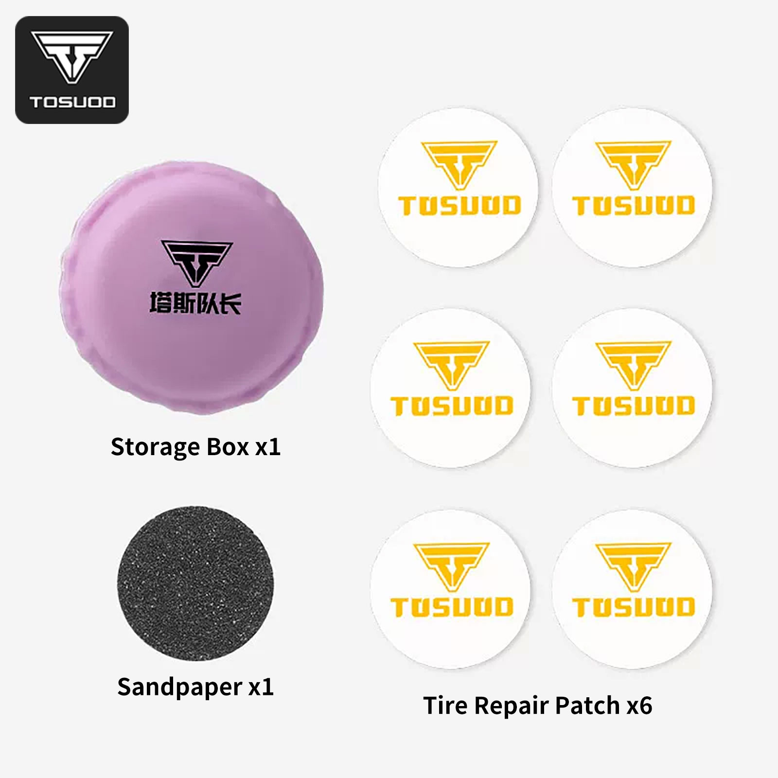 Bike Tube Repair Kit - Kit de Reparo de Pneus de
