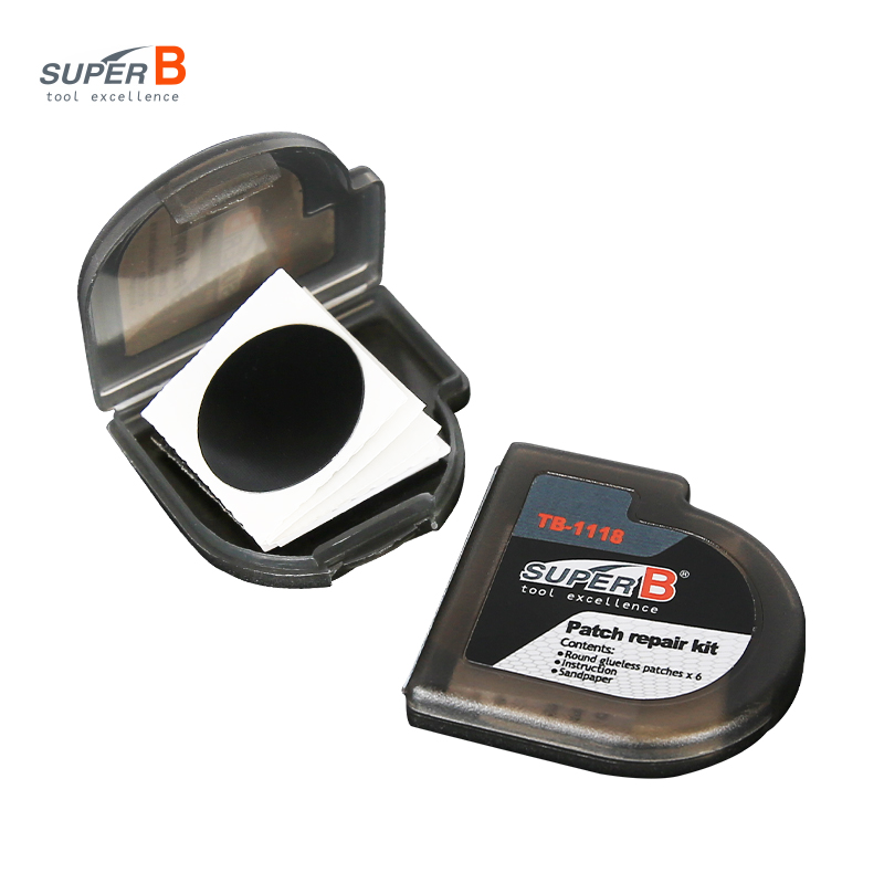 Bike Tube Repair Kit - Super B-bicicleta Repair Patches Kit, portátil