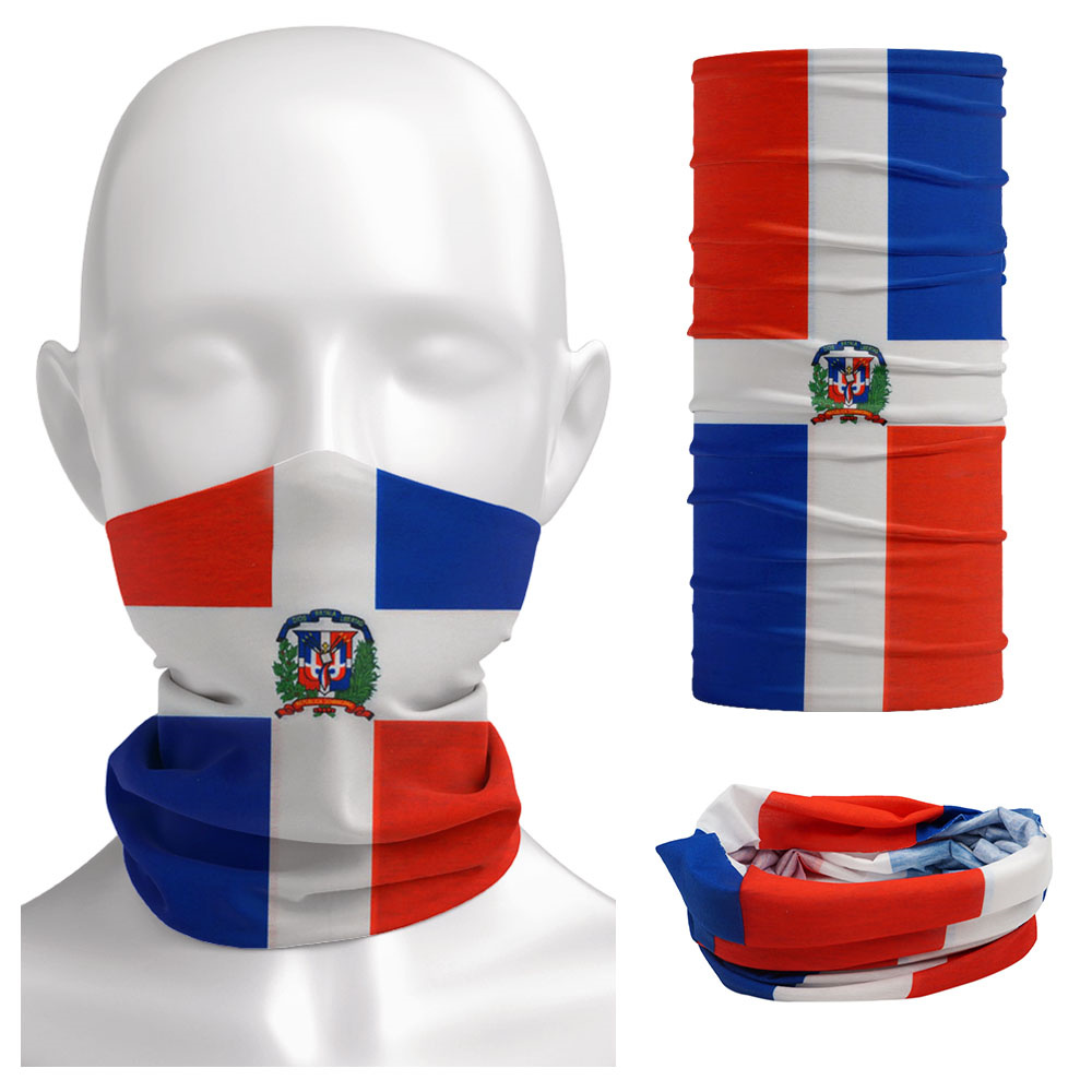 Cycling Gears - Dominica Bandana Bandeira Nacional Sem Costura