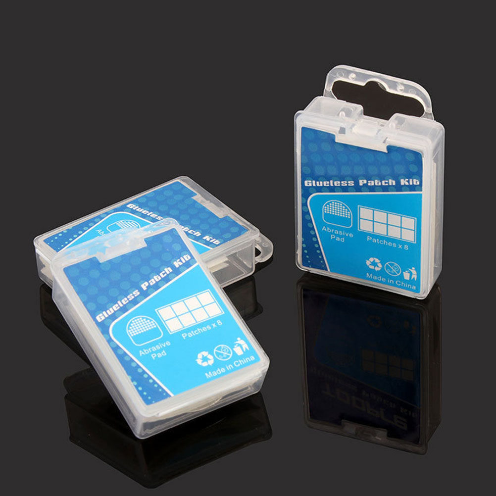 Bike Tube Repair Kit - 1 Conjunto de Remendos Transparentes Autoadesivos