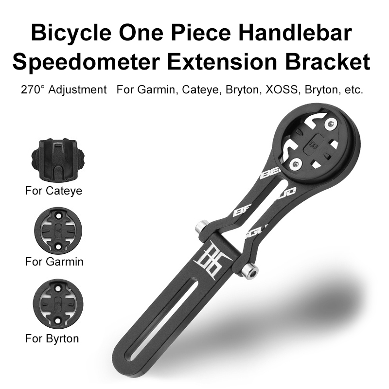 Cycling Gear Mount - Suporte de velocímetro ajustável para bicicleta,