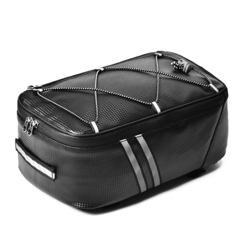Cycling Gear Storage Rack - Waterproof Bike Trunk Bag, Saco traseiro