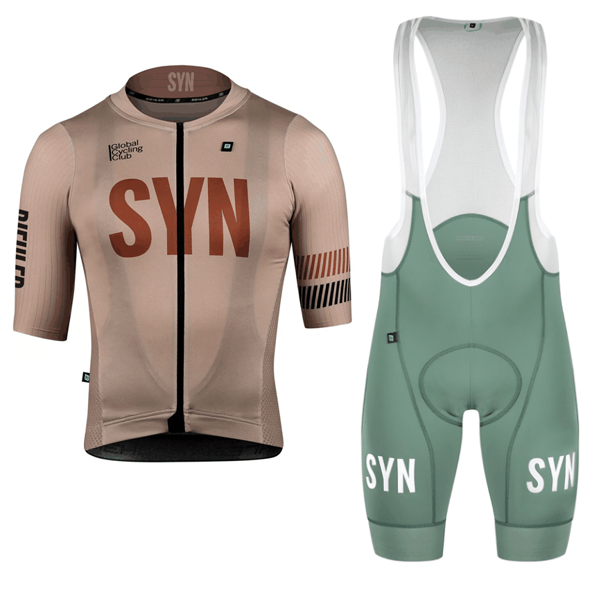 Cycling Gear Leaderboard - SYN-Shorts masculinos de ciclismo de manga