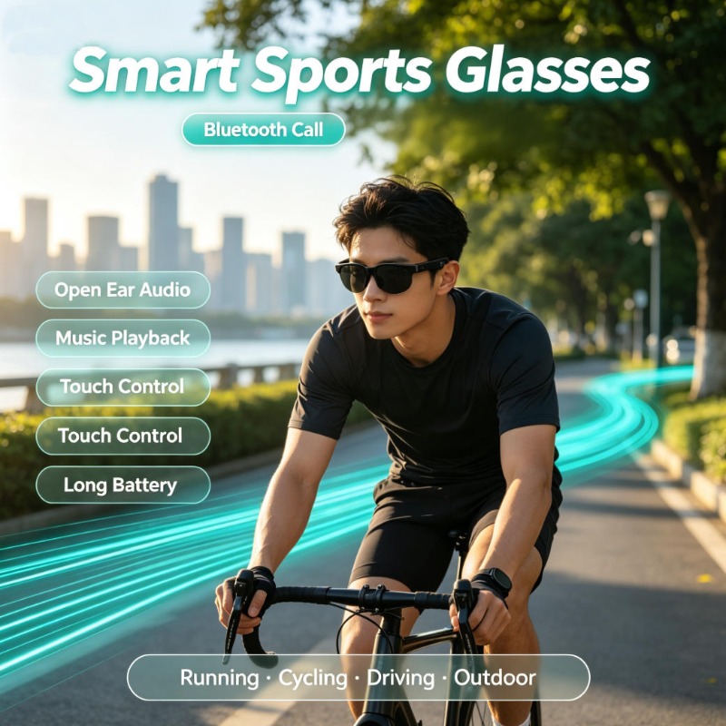 Cycling Glasses - Óculos Esportivos Inteligentes com Áudio de