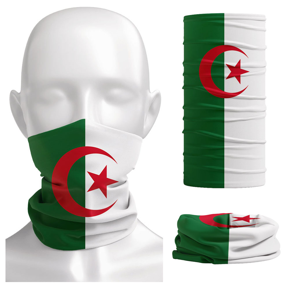 Cycling Gears - Bandeira da Argélia impressa bandana headwear