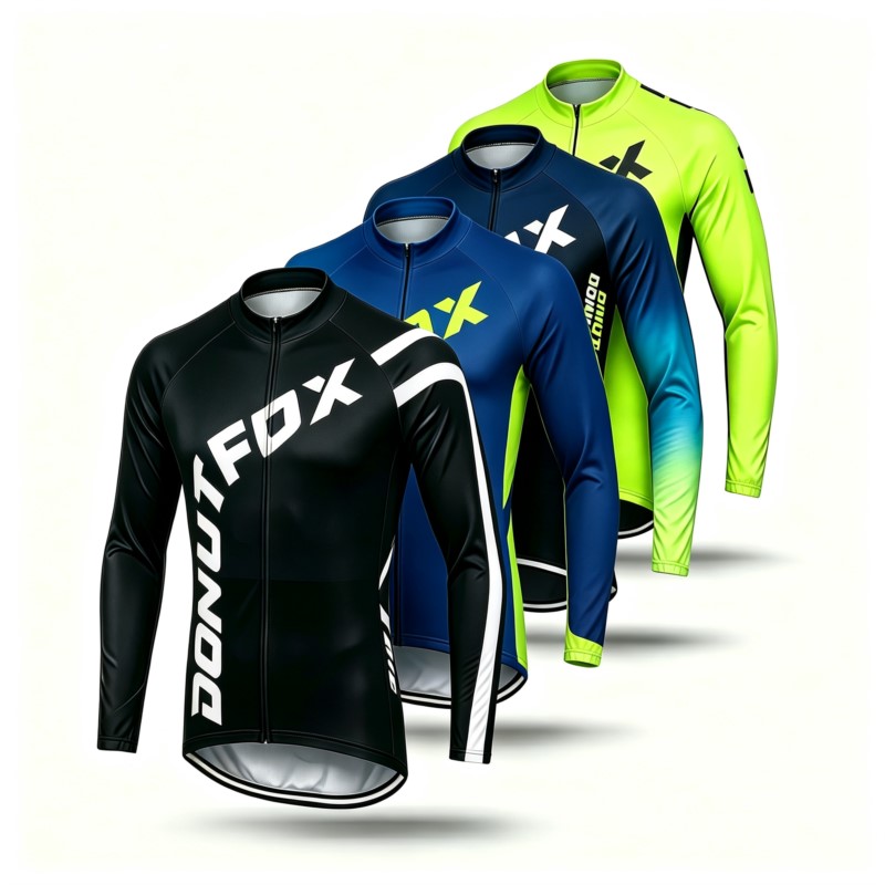 Cycling Gear Leaderboard - Camisa masculina de manga comprida para