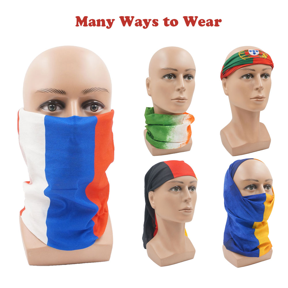 Cycling Gears - Países europeus Rosto & Pescoço Gaiter