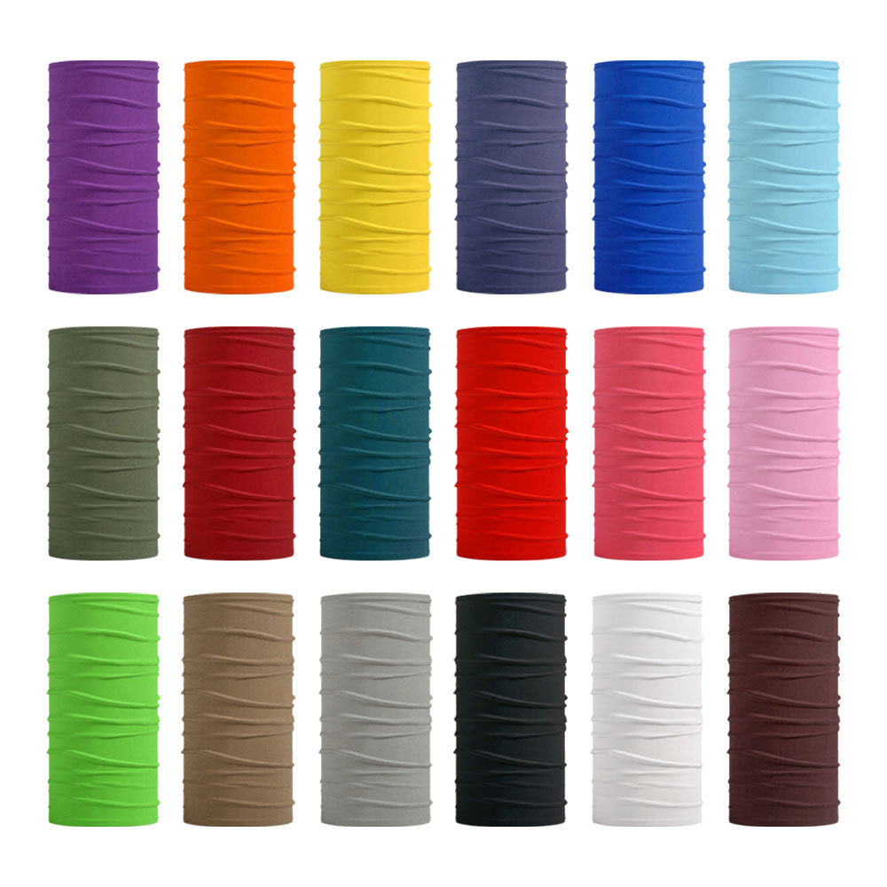 Cycling Gears - Bandanas de cor sólida sem costura