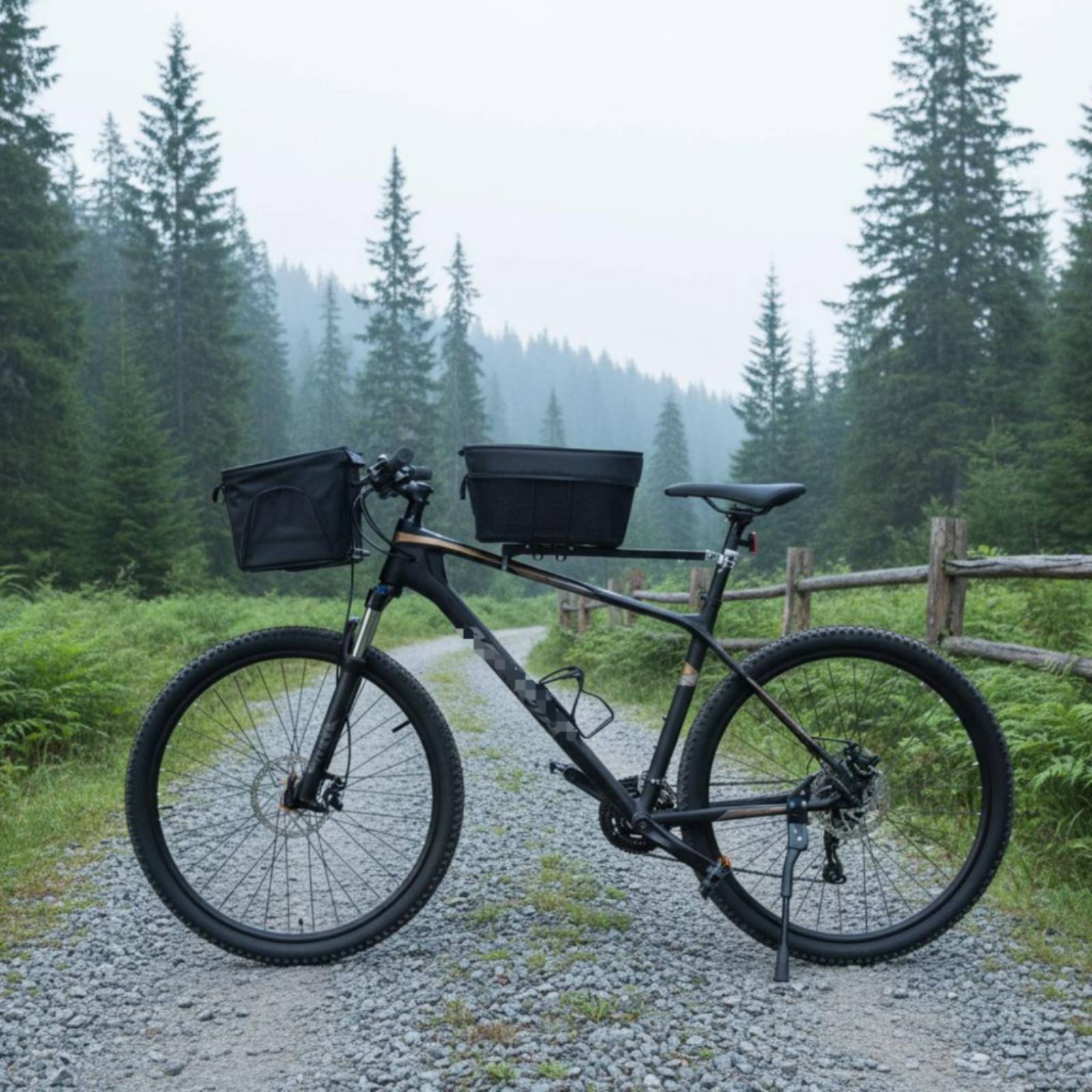 Bike Cargo Rack - Cesta de Bicicleta para Cães Dobrável,