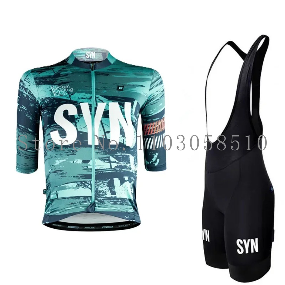 Cycling Gear Leaderboard - Conjunto de Roupa de Ciclismo Masculina