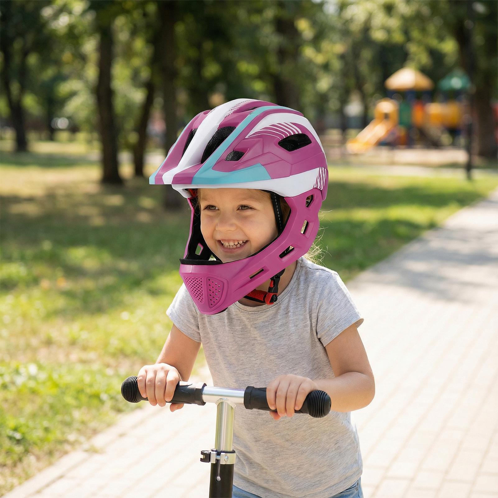 Capacete facial completo para  - Cycling Gear Beginner avaliação e preço