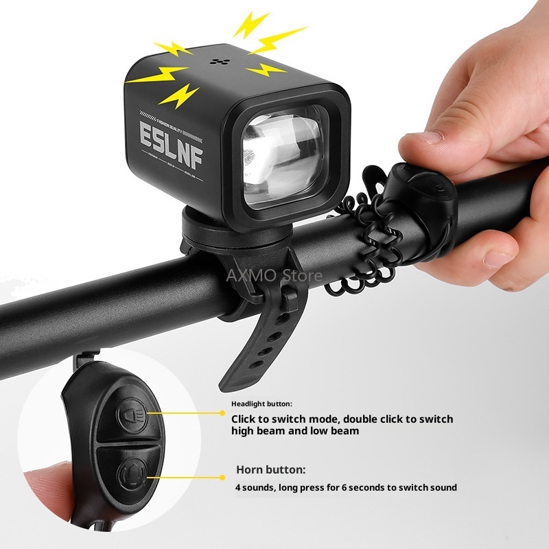 Farol de bicicleta com buzina  - Road Cycling Essential Gear avaliação e preço