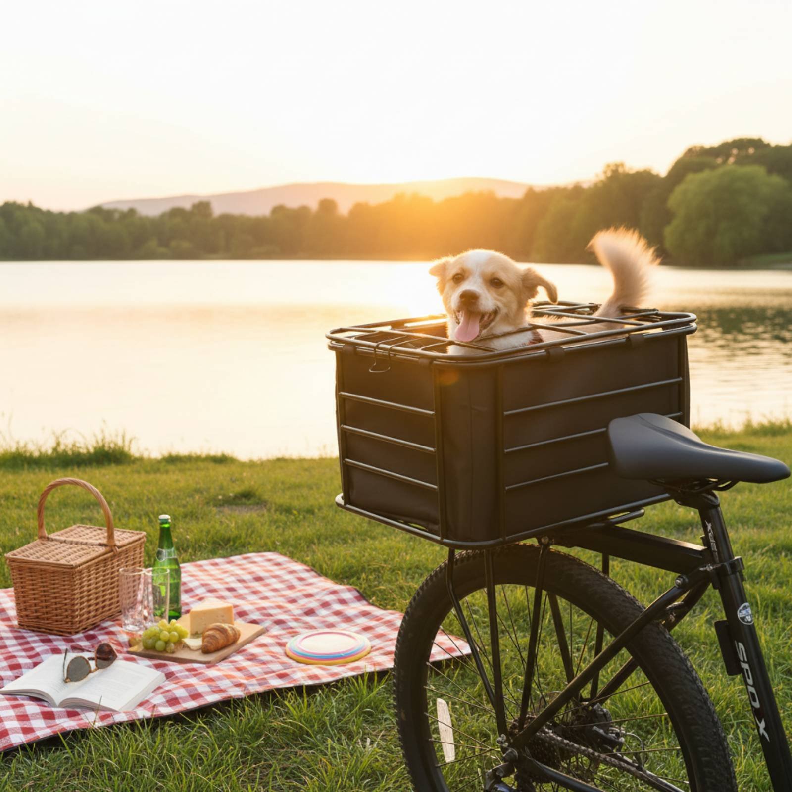Cesto de Bicicleta para Cães,  - Bike Cargo Rack avaliação e preço