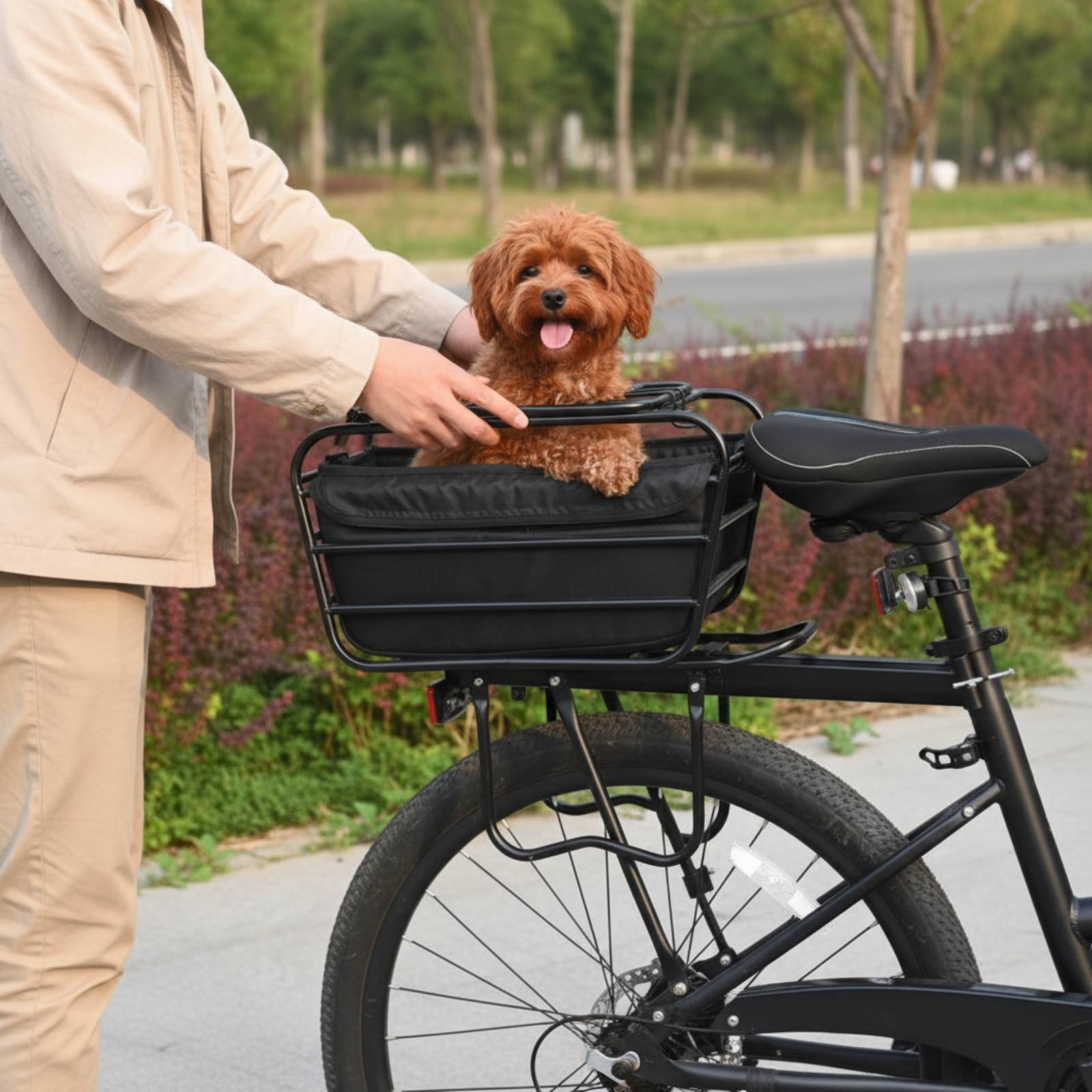 Cesto de Bicicleta para Cães,  - Bike Cargo Rack avaliação e preço