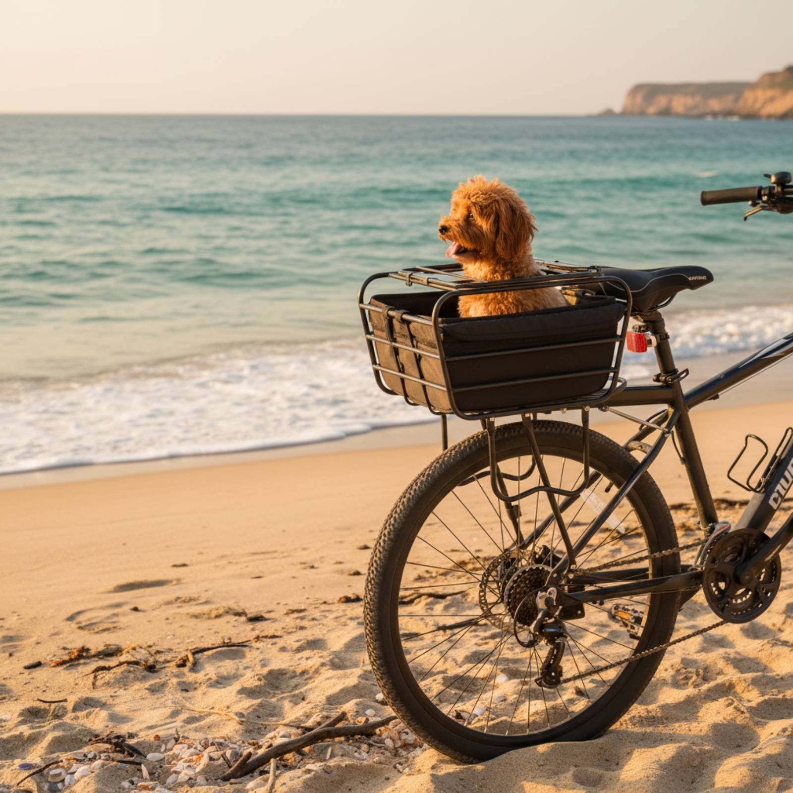 Cesto de Bicicleta para Cães,  - Bike Cargo Rack avaliação e preço