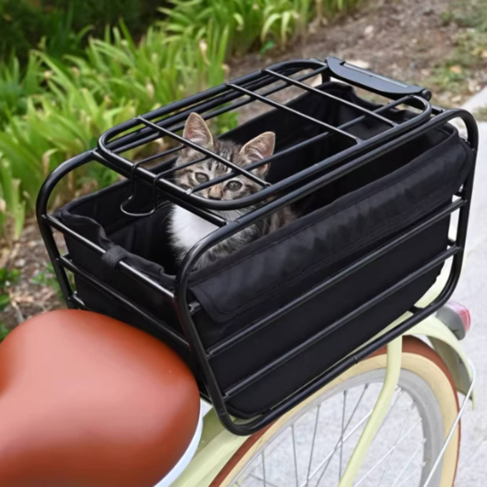 Cesto de Bicicleta para Cães,  - Bike Cargo Rack avaliação e preço