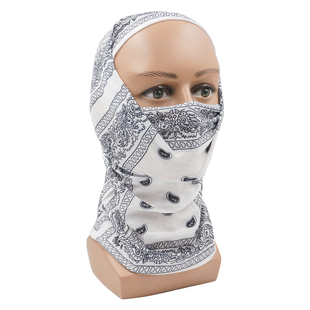 Branco paisley pescoço gater t - Cycling Gear Black avaliação e preço