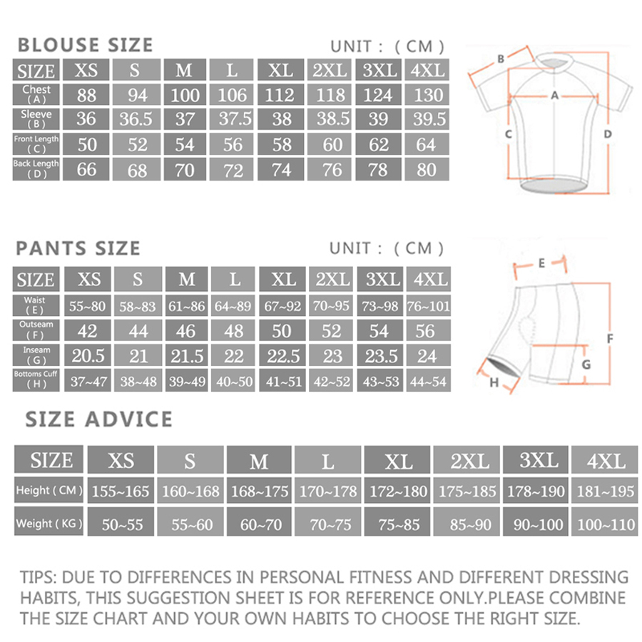 Conjunto de roupas de ciclismo - Cycling Gear Leaderboard avaliação e preço