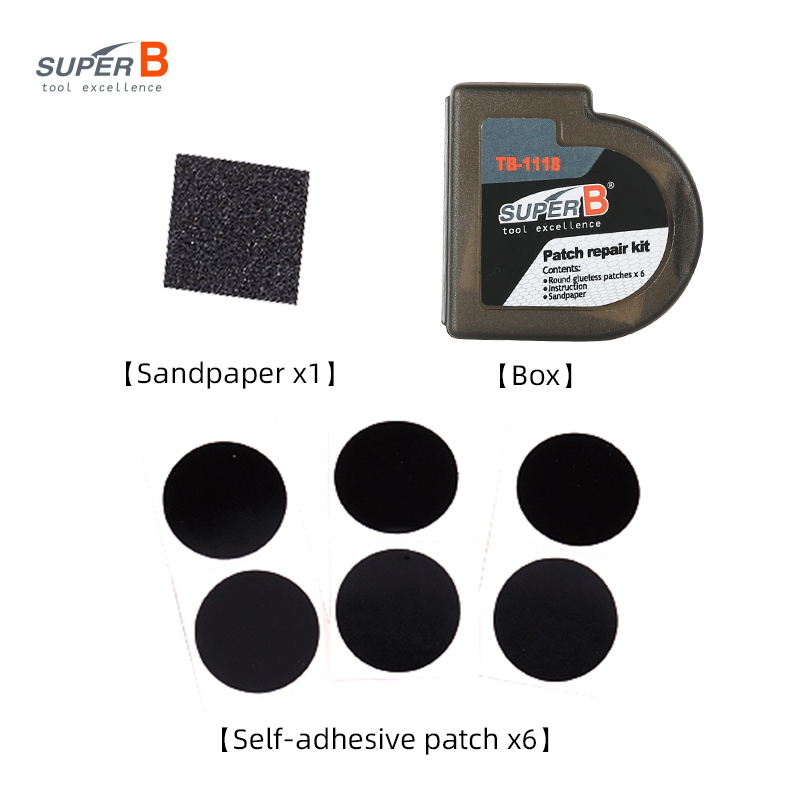 Super B-bicicleta Repair Patch - Bike Tube Repair Kit avaliação e preço
