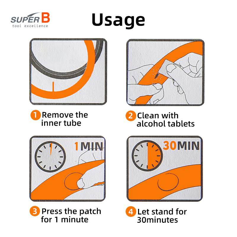 Super B-bicicleta Repair Patch - Bike Tube Repair Kit avaliação e preço