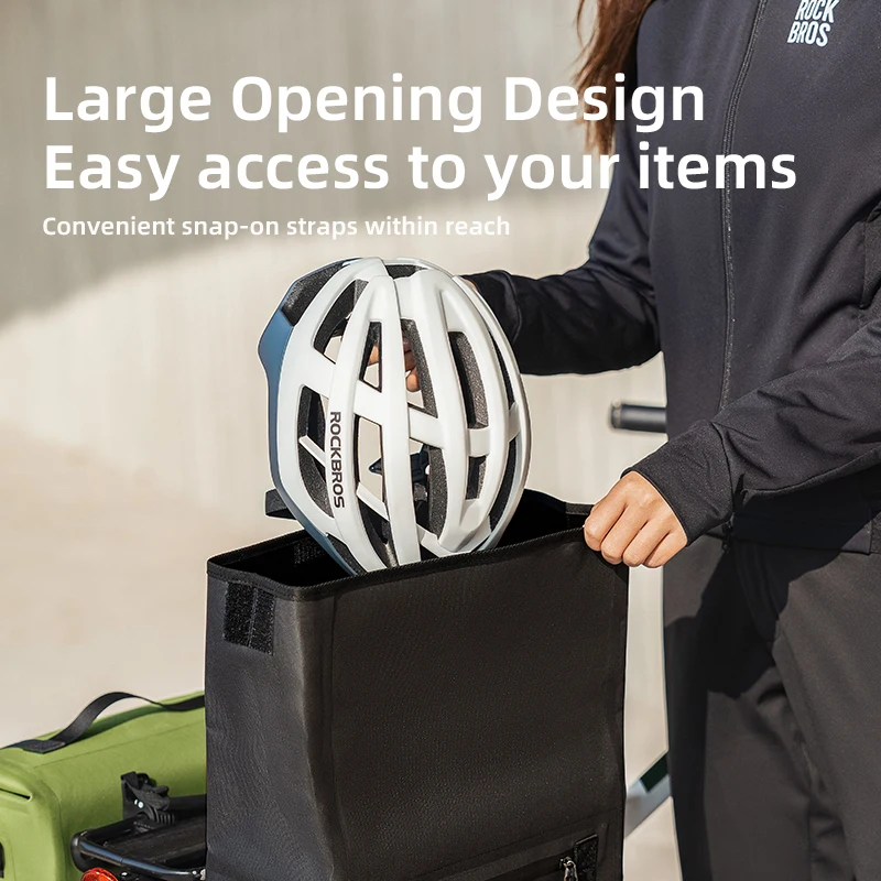 ROCKBROS-Porta-Rack Traseiro d - Cycling Gear Storage Rack avaliação e preço