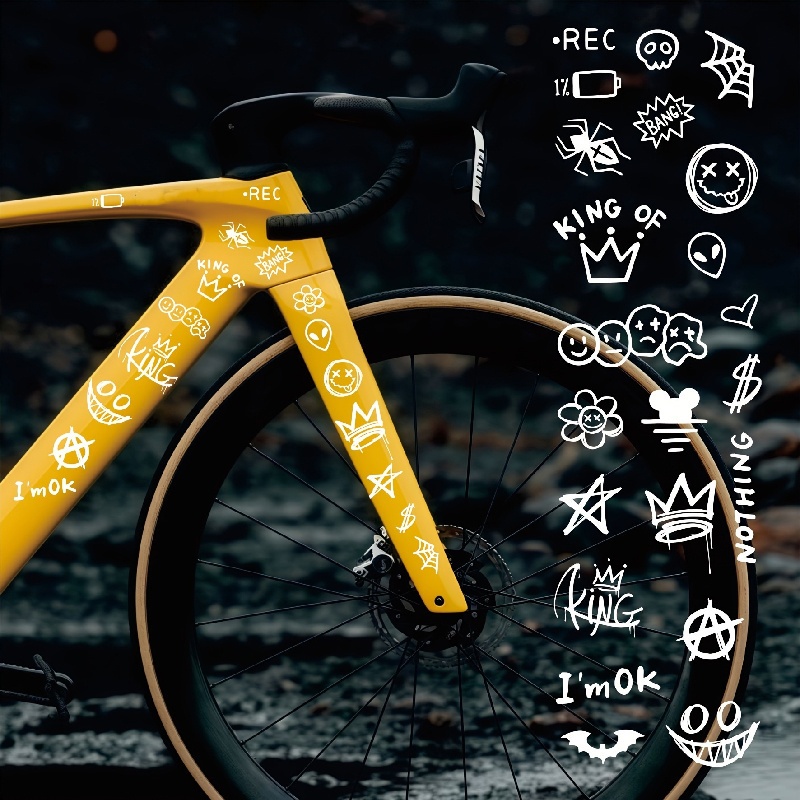 1 conjunto de adesivos de deco - Cycling Gear Storage Rack avaliação e preço