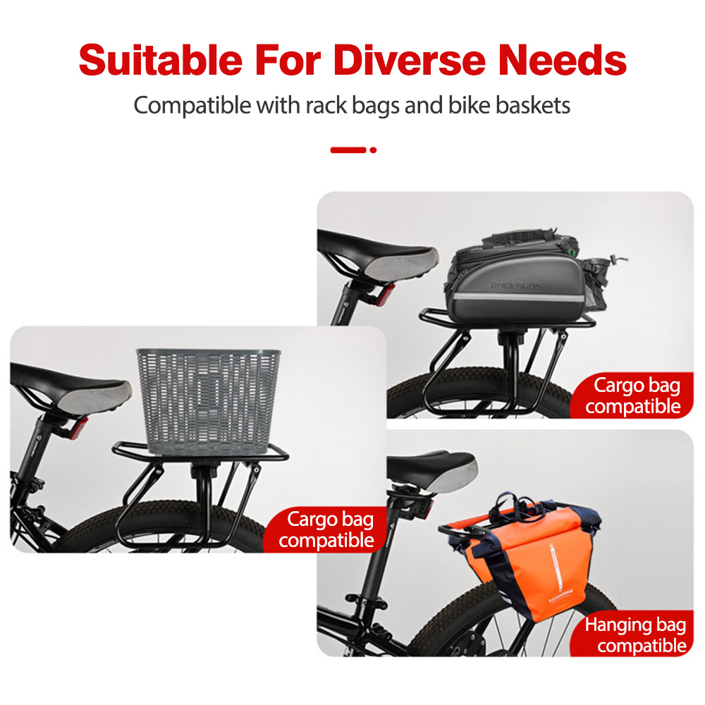 Suporte Traseiro para Biciclet - Cycling Gear Storage Rack avaliação e preço