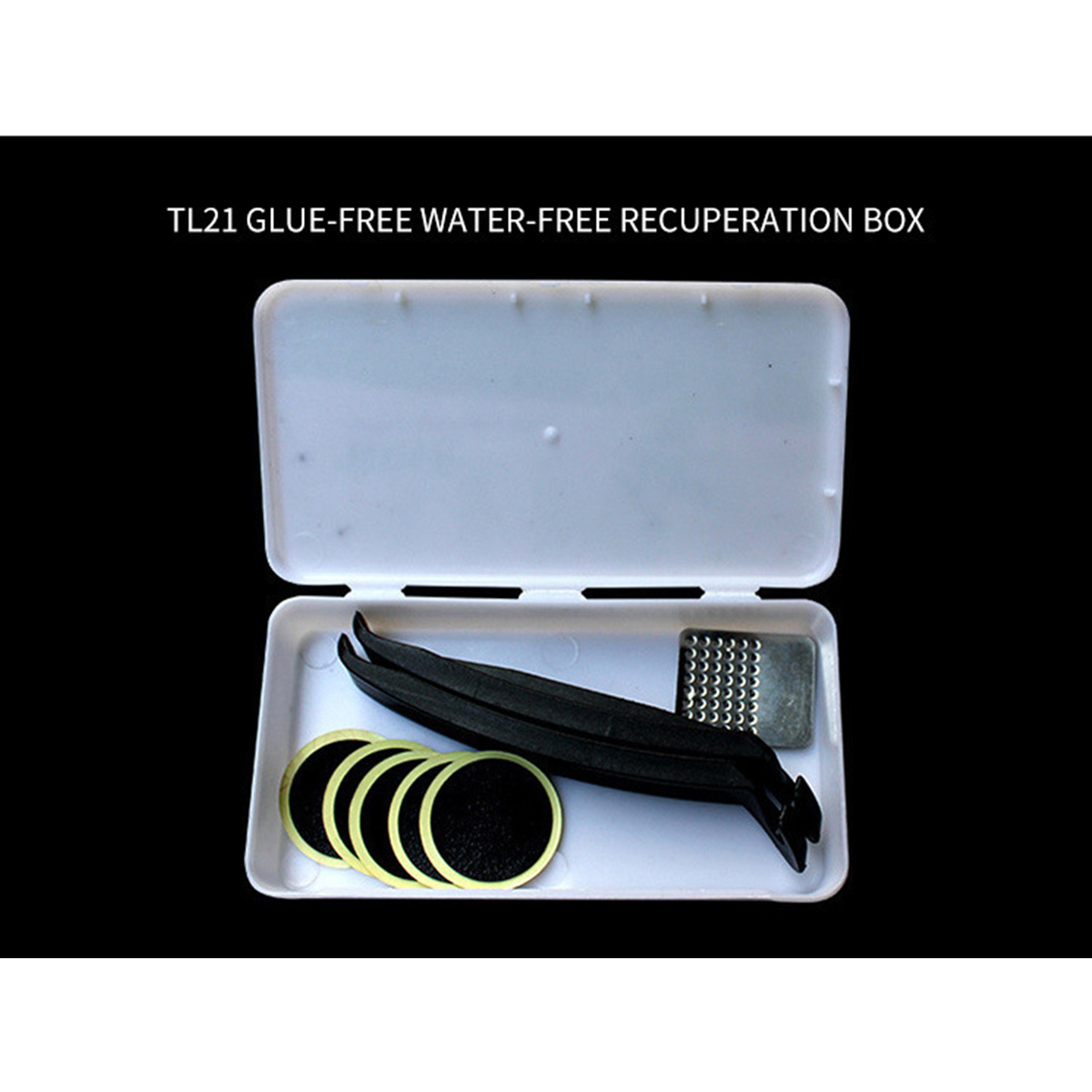Kit de reparo de pneus planos  - Bike Tube Repair Kit avaliação e preço