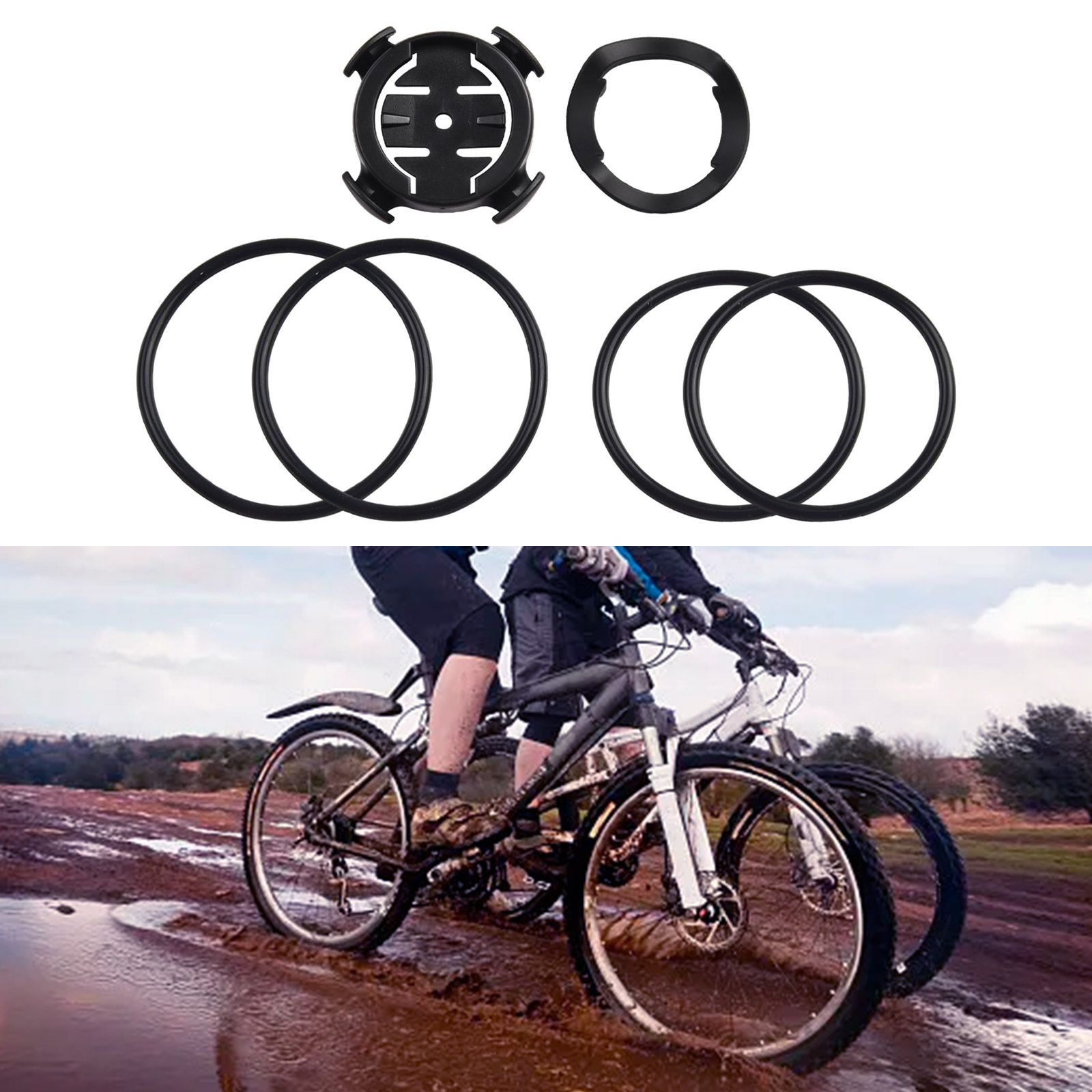 1pc bicicleta borda quarto de  - Cycling Gear Mount avaliação e preço