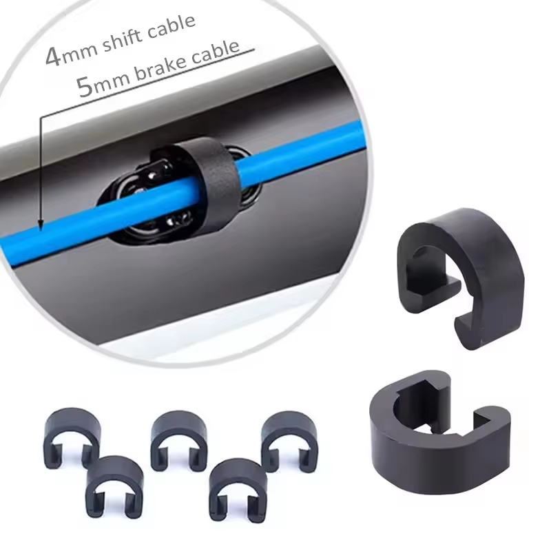 10 Peças Presilhas de Cabo de  - Cycling Gear Black avaliação e preço